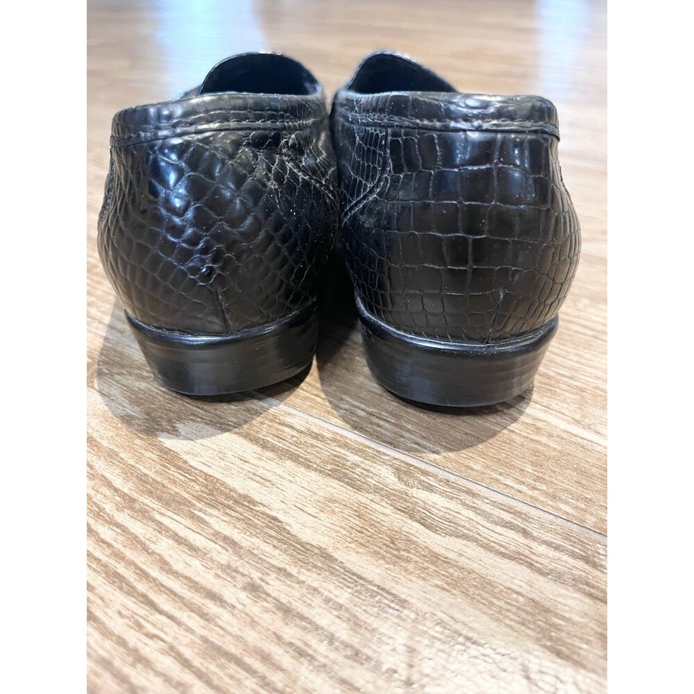 SAS Simplify Loafers Women's Size 6 1/2 M Black Croc Comfort Shoes Slip On - Picture 10 of 11